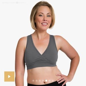 Kindred Bravely French Terry Racerback Nursing and Sleep Bra - large busty